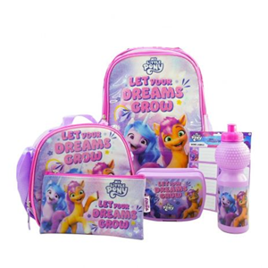 ست 6 در 1 کوله پشتی 40 سانتی Bridlew Dstock مدل Rainbow Max - Backpack - Promotion Items 6 in 1 - Bridlew Dstock _کیف مدرسه